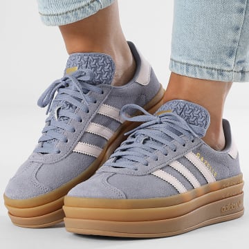Adidas Originals - Baskets Femme Gazelle Bold JQ1297 Silver Violet Almost Pink Gum 1