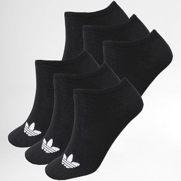 Adidas Originals - Lot De 6 Paires De Chaussettes Liner JW5337 Noir