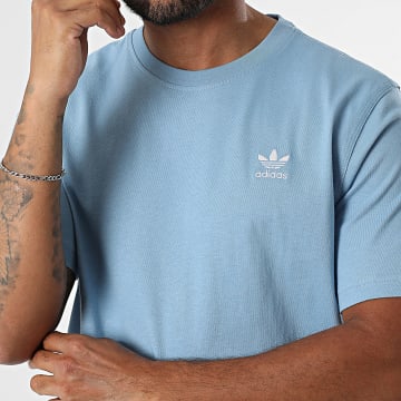 Adidas Originals - Tee Shirt Oversize Trefoil Essential JV5939 Bleu Clair