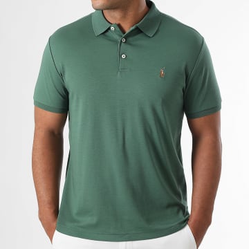 Polo Ralph Lauren - Polo Oxford Slim Personalizado Verde Oscuro