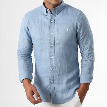 Polo Ralph Lauren - Hemd Langarm Original Player Hellblau