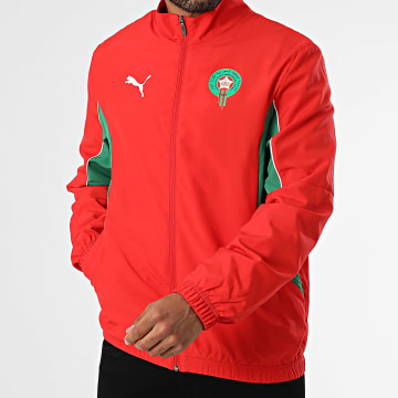 Puma - Veste Zippée FRMF Maroc Archive 781973 Rouge Vert