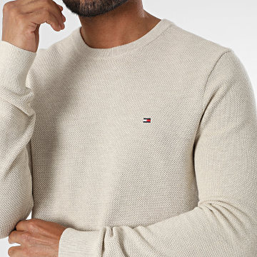 Tommy Hilfiger - Pull Essential Structure 6347 Beige Chiné