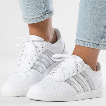 Adidas Sportswear - Baskets Femme Breaknet Sleek JI3527 Footwear White Silver Metallic