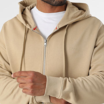 HUGO - Dapozip Zipper Kapuzenpullover 50548651 Beige