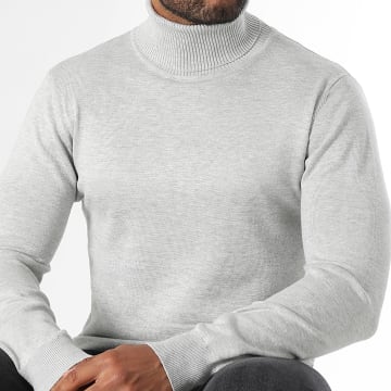 LBO - 1988 Jersey de cuello alto gris claro