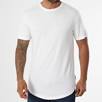 Only And Sons - Oversize Matt Longy Tee Shirt Blanco