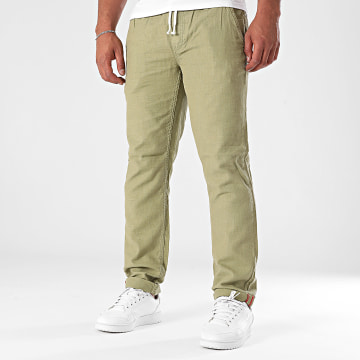 Pantalon Chino Bleu De Paname Paris - Taille M (31") - Beige En Toile De Coton Avec Cordon - Occasion Peu Porté