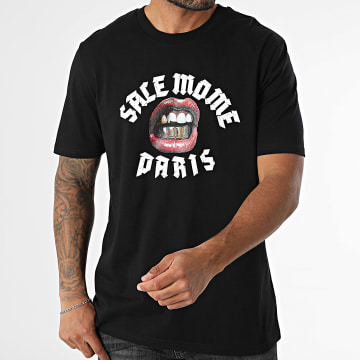 Sale Môme Paris - Tee Shirt Oversize Large Grillz Noir