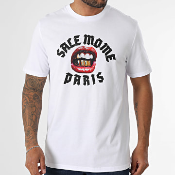 Sale Môme Paris - Tee Shirt Oversize Large Grillz Blanc