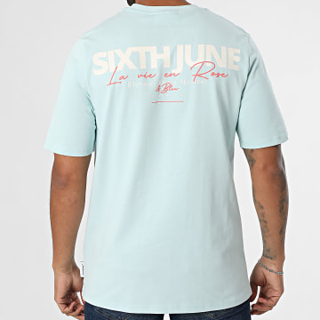 Sixth June - Tee Shirt M25462PTS Bleu Clair