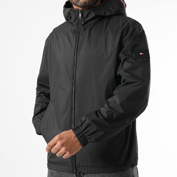 Tommy Hilfiger - Jacke mit Reißverschluss und Kapuze 0225 Schwarz