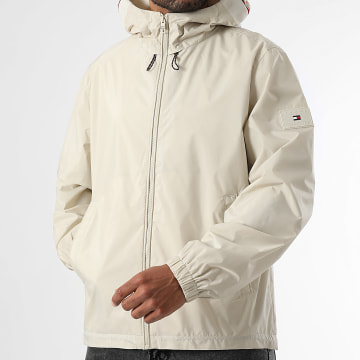 Tommy Hilfiger - Jacke mit Reißverschluss und Kapuze 0225 Beige