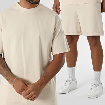 MTX - Ensemble Tee Shirt Oversize Et Short Jogging 096 Beige