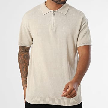 MTX - Polo Manches Courtes 553 Beige Chiné