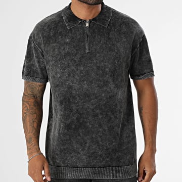 MTX - Polo Manches Courtes 553 Noir Chiné