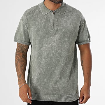 MTX - Polo Manches Courtes 553 Vert Kaki Chiné