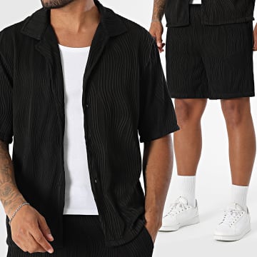 MTX - Ensemble Chemise Manches Courtes Et Short Jogging 225 Noir