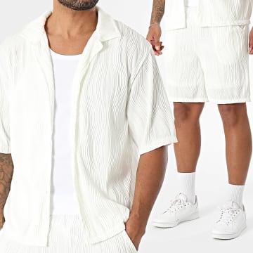MTX - Ensemble Chemise Manches Courtes Et Short Jogging 225 Beige Clair