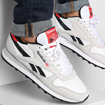 Reebok - Baskets Classic Leather 100209513 White Grey Black