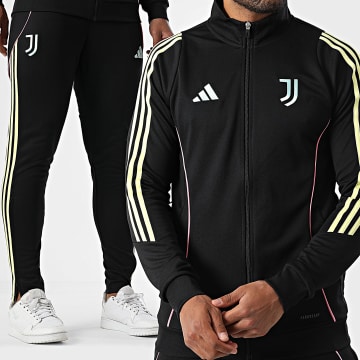 Adidas Performance - Chándal a rayas Juventus JN9796 Negro
