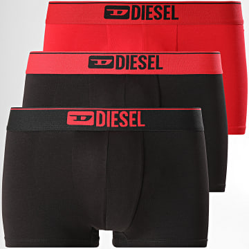 Diesel - Lote de 3 bóxers Damien 00ST3V-0GDAC Negro Rojo