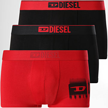 Diesel - Set De 3 Boxers A19391-0LKCY Negro Rojo
