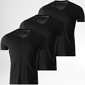 Diesel - Juego de 3 camisetas con cuello en V A17829-0LIAD Negro