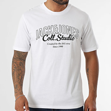Jack And Jones - Makoto Big Print Tee Shirt Blanco
