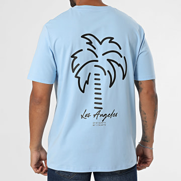 Luxury Lovers - Tee Shirt Oversize Large Vice City 2 Bleu Clair