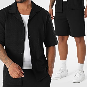 MTX - Ensemble Chemise Manches Courtes Et Short Jogging 229 Noir