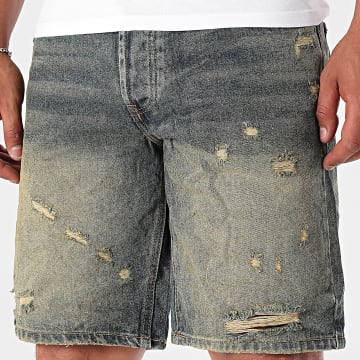 Uniplay - Short Jean 25B Bleu Denim Beige