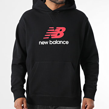 New Balance - Logo Sweatshirt Kapuze MT51512 Schwarz
