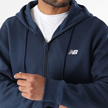 New Balance - Relaxed Fit Kapuzenpullover MJ41502 Marineblau
