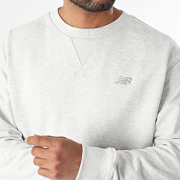 New Balance - Crewneck-Sweatshirt MT41506 Hellgrau meliert