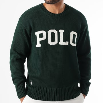 Polo Ralph Lauren - Maschenpullover Logo Dunkelgrün