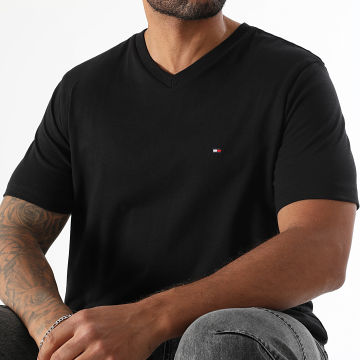 Tommy Hilfiger - Essential Camiseta cuello pico 9249 Negro