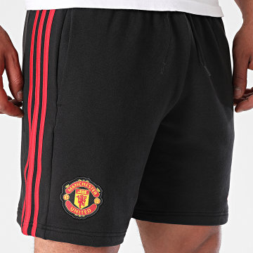 Adidas Sportswear - Short Jogging A Bandes Manchester United DNA IT4166 Noir