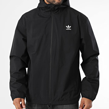 Adidas Originals - Essentials Kapuzen-Zipper-Jacke JW1055 Schwarz