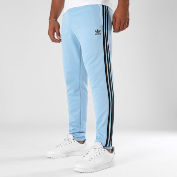 Adidas Originals - Pantalones de chándal con rayas JY1286 Azul claro