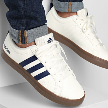 Adidas Sportswear - Baskets VS Pace 2.0 JS2671 Off White Dark Blue Gold Metallic