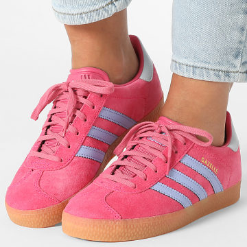 Adidas Originals - Baskets Femme Gazelle J JR5941 Shock Pink Blue Spark Halo Blue