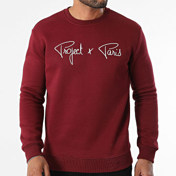 Project X Paris - Sudadera cuello redondo 1920009 Burdeos