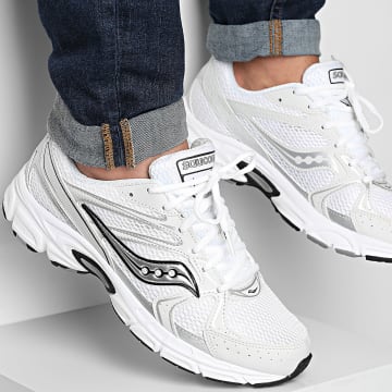 Saucony - Sneakers Ride Millennium Bianco Argento