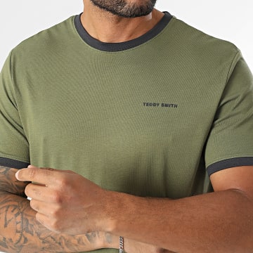 Teddy Smith - Tee Shirt 11016811D Vert Kaki