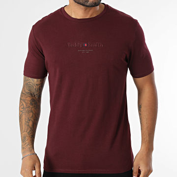 Teddy Smith - Tee Shirt Jim 11017024D Bordeaux