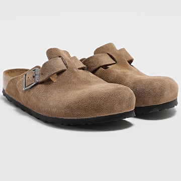 BIRKENSTOCK - Sandales Boston BS Dark Tea Tonal FB