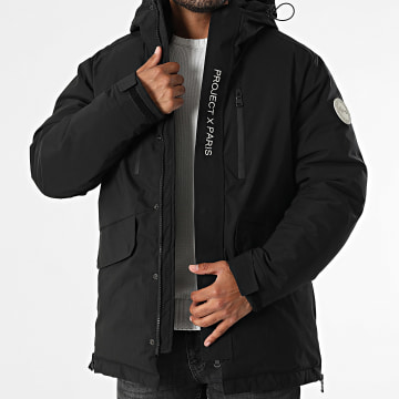Project X Paris - Parka con capucha 2451016 Negro