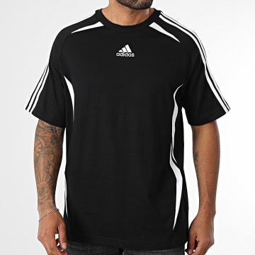 Adidas Sportswear - Tee Shirt A Bandes Teamgeist KE0145 Noir