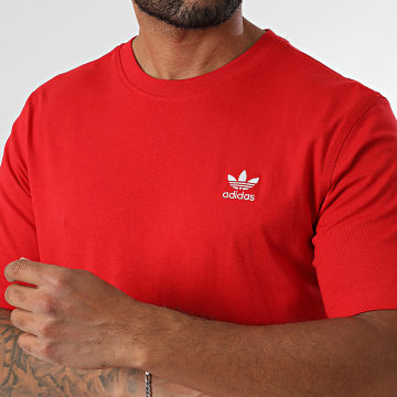 Adidas Originals - Tee Shirt Trefoil Essential JC9990 Rouge